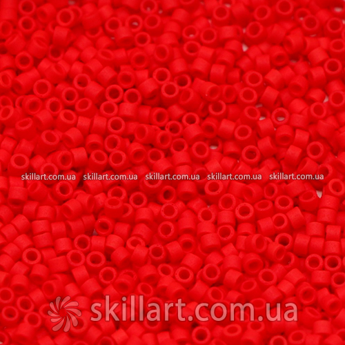 Бисер DB-753 Miyuki Delica Beads 11/0 (матовый, красный)